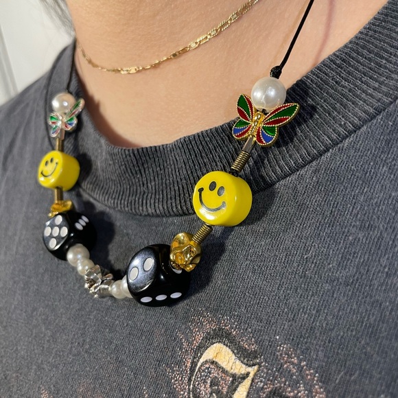 Asap Rocky Smiley pearl chain - Picture 3 of 5